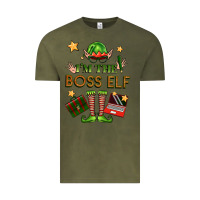 Vintage Olive im the boss elf Vintage Tee - FaDigitalArtStudio