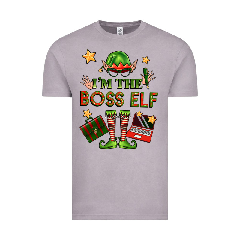 Im The Boss Elf Vintage Tee by FaDigitalArtStudio | Teevron