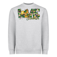 Heather Grey love summer lemon Heavyweight Sweatshirt - SublimationCraftShop