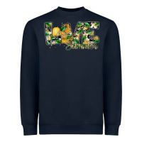Navy love summer lemon Heavyweight Sweatshirt - SublimationCraftShop