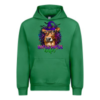 Emerald Hocus Pocus Heifer with Cow and Halloween Urban Hoodie - texasbilliewilder