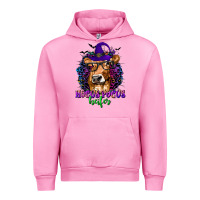 Fuchsia Pink Hocus Pocus Heifer with Cow and Halloween Urban Hoodie - texasbilliewilder
