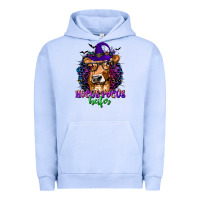 Pigment Grape Ice Hocus Pocus Heifer with Cow and Halloween Urban Hoodie - texasbilliewilder