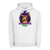 Pigment Lunar Rock Hocus Pocus Heifer with Cow and Halloween Urban Hoodie - texasbilliewilder
