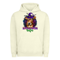 Pigment Pistachio Hocus Pocus Heifer with Cow and Halloween Urban Hoodie - texasbilliewilder