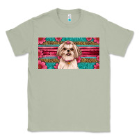 Matcha Western Shih Tzu License Plate Design Classic Tee - JahusDesignShop