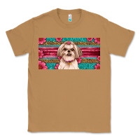 Toasted Coconut Western Shih Tzu License Plate Design Classic Tee - JahusDesignShop