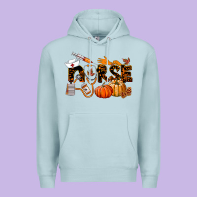 Fall Nurse Premium Hoodie Designed By Lillyallendesigns