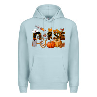 Blue Mist Fall Nurse Premium Hoodie - LillyAllenDesigns