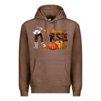 Chestnut Fall Nurse Premium Hoodie - LillyAllenDesigns