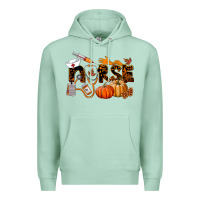 Seafoam Fall Nurse Premium Hoodie - LillyAllenDesigns