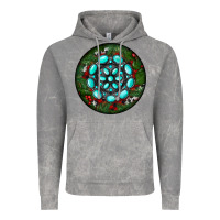 Cloud Rock Christmas Round Turquoise Gemstone Vintage Hoodie - RanaPortraitStore
