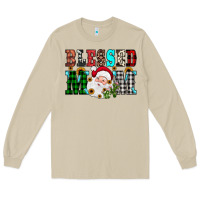 Mushroom blessed mom christmas Long Sleeve Tee - JahusDesignShop