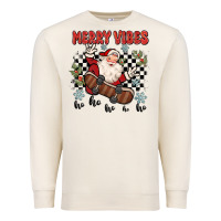 Sandshell merry vibes ho ho ho Premium Sweatshirt - MaliasSmallBusiness