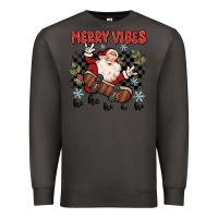 Smoke merry vibes ho ho ho Premium Sweatshirt - MaliasSmallBusiness
