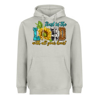 Moon Dust trust in the lord with all your heart Heavyweight Hoodie - NancyCooperArtShop