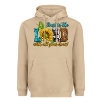 Mushroom trust in the lord with all your heart Heavyweight Hoodie - NancyCooperArtShop