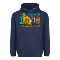 Navy trust in the lord with all your heart Heavyweight Hoodie - NancyCooperArtShop