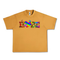 Peanut Butter lgbtq heart and hope Urban Heavy Tee - HRA Design Shop