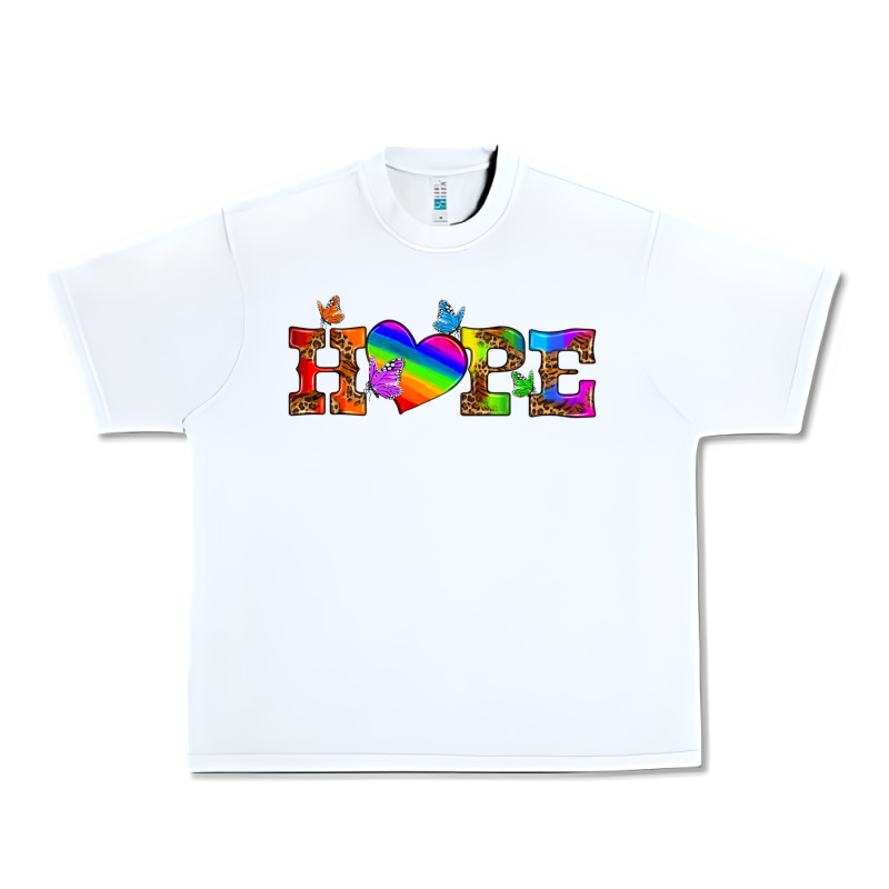 Lgbtq Heart And Hope Urban Heavy Tee by HRA Design Shop | Teevron