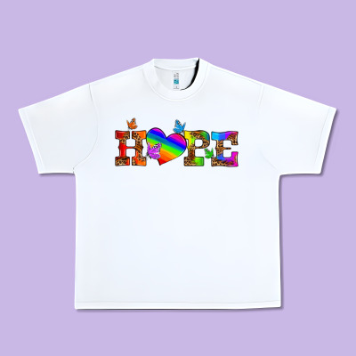 Lgbtq Heart And Hope Urban Heavy Tee Designed By Hra Design Shop