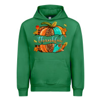 Emerald pumpkin thankful Urban Hoodie - NancyCooperArtShop