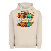 Pigment French Oak pumpkin thankful Urban Hoodie - NancyCooperArtShop