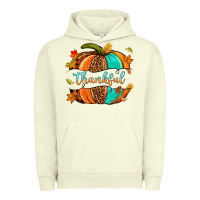 Pigment Pistachio pumpkin thankful Urban Hoodie - NancyCooperArtShop