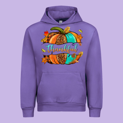 Pumpkin Thankful Urban Hoodie Designed By Nancycooperartshop