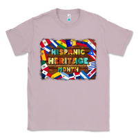 Lilac hispanic heritage flags Classic Tee - BundleAndBundleShop