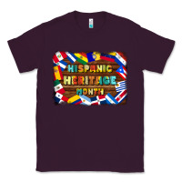 Plum hispanic heritage flags Classic Tee - BundleAndBundleShop