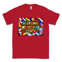 Red hispanic heritage flags Classic Tee - BundleAndBundleShop