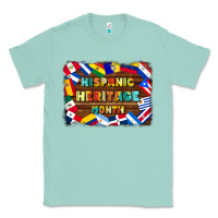 Seafoam hispanic heritage flags Classic Tee - BundleAndBundleShop