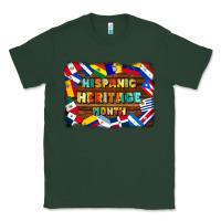 Sports Green hispanic heritage flags Classic Tee - BundleAndBundleShop