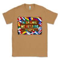 Toasted Coconut hispanic heritage flags Classic Tee - BundleAndBundleShop