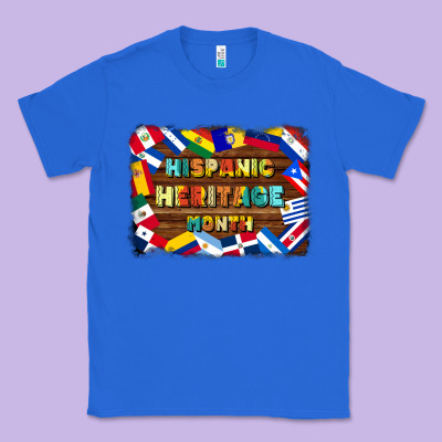 Hispanic Heritage Flags Classic Tee Designed By Bundleandbundleshop