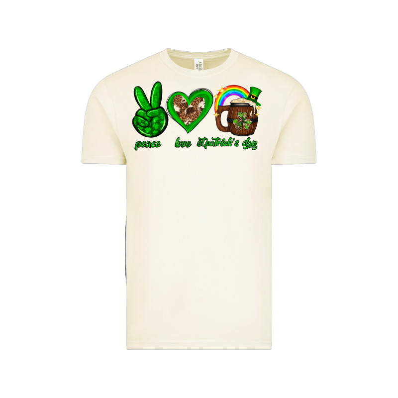 Peace Love Luck St. Patrick's Day Vintage Tee by Neo Western | Teevron