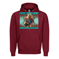 Burgundy western rodeo bullfighter Aztec leopard turquoise Zipper Hoodie - BarkalooDesign