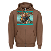 Chestnut western rodeo bullfighter Aztec leopard turquoise Zipper Hoodie - BarkalooDesign