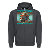 Smoke western rodeo bullfighter Aztec leopard turquoise Zipper Hoodie - BarkalooDesign