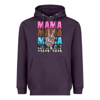 Plum mama skeleton peace leopard pattern Heavyweight Hoodie - NancyCooperArtShop