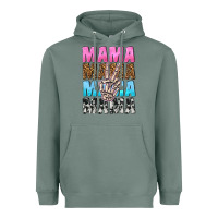 Sage mama skeleton peace leopard pattern Heavyweight Hoodie - NancyCooperArtShop