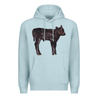 Black Angus Calf Illustrations Premium Hoodie | Teevron