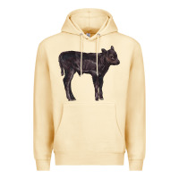 Pina Colada Black Angus Calf Illustrations Premium Hoodie - LillyAllenDesigns