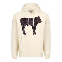 Tofu Black Angus Calf Illustrations Premium Hoodie - LillyAllenDesigns