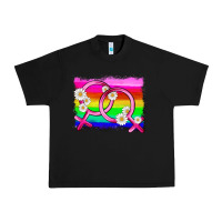Black lgbtq gender lesbian symbol Urban Heavy Tee - HRA Design Shop