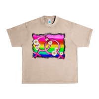 French Oak lgbtq gender lesbian symbol Urban Heavy Tee - HRA Design Shop