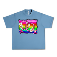 Pebble Blue lgbtq gender lesbian symbol Urban Heavy Tee - HRA Design Shop