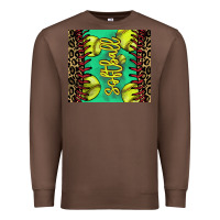 Chestnut softball leopard Premium Sweatshirt - NancyCooperArtShop