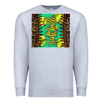 Heather Grey softball leopard Premium Sweatshirt - NancyCooperArtShop